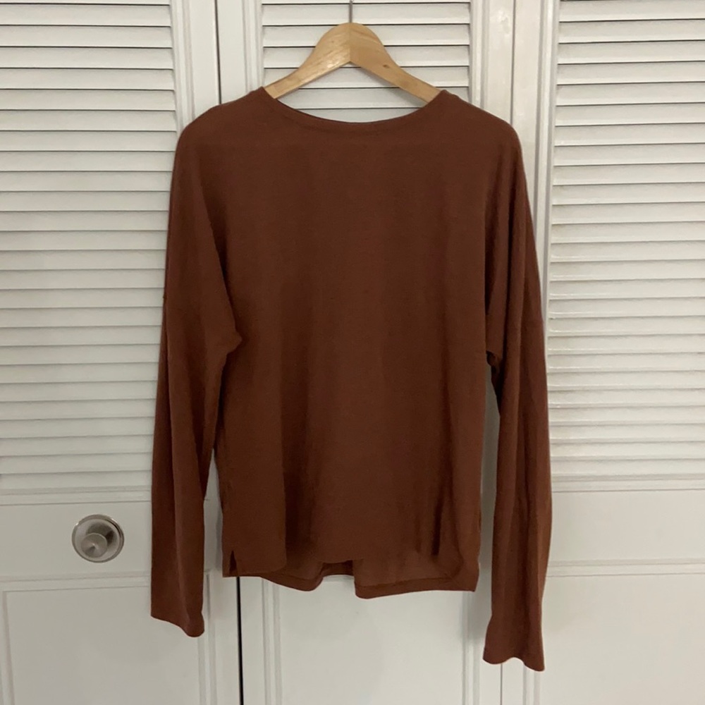 REI Co-op New Route Long-Sleeve Top Nutmeg M